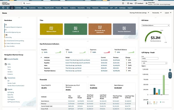 NetSuite SuiteAnalytics Reporting & Dashboards Thumbnail